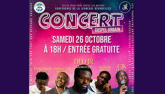 Concert gospel urbain : Une soirée de célébration qui va marquer les esprits